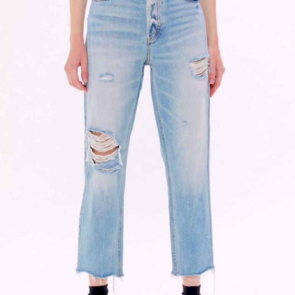 BDG High Waisted Distressed Jeans